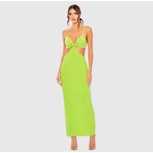 NWT Ieena Mac Duggal 27110 Cutout Green
Maxi Dress Sz 8 $398
